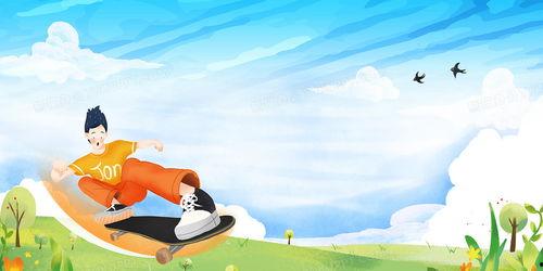 滑板背景图,街头潮流的传承与创新